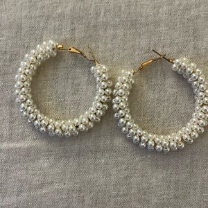 Pearl Hoops